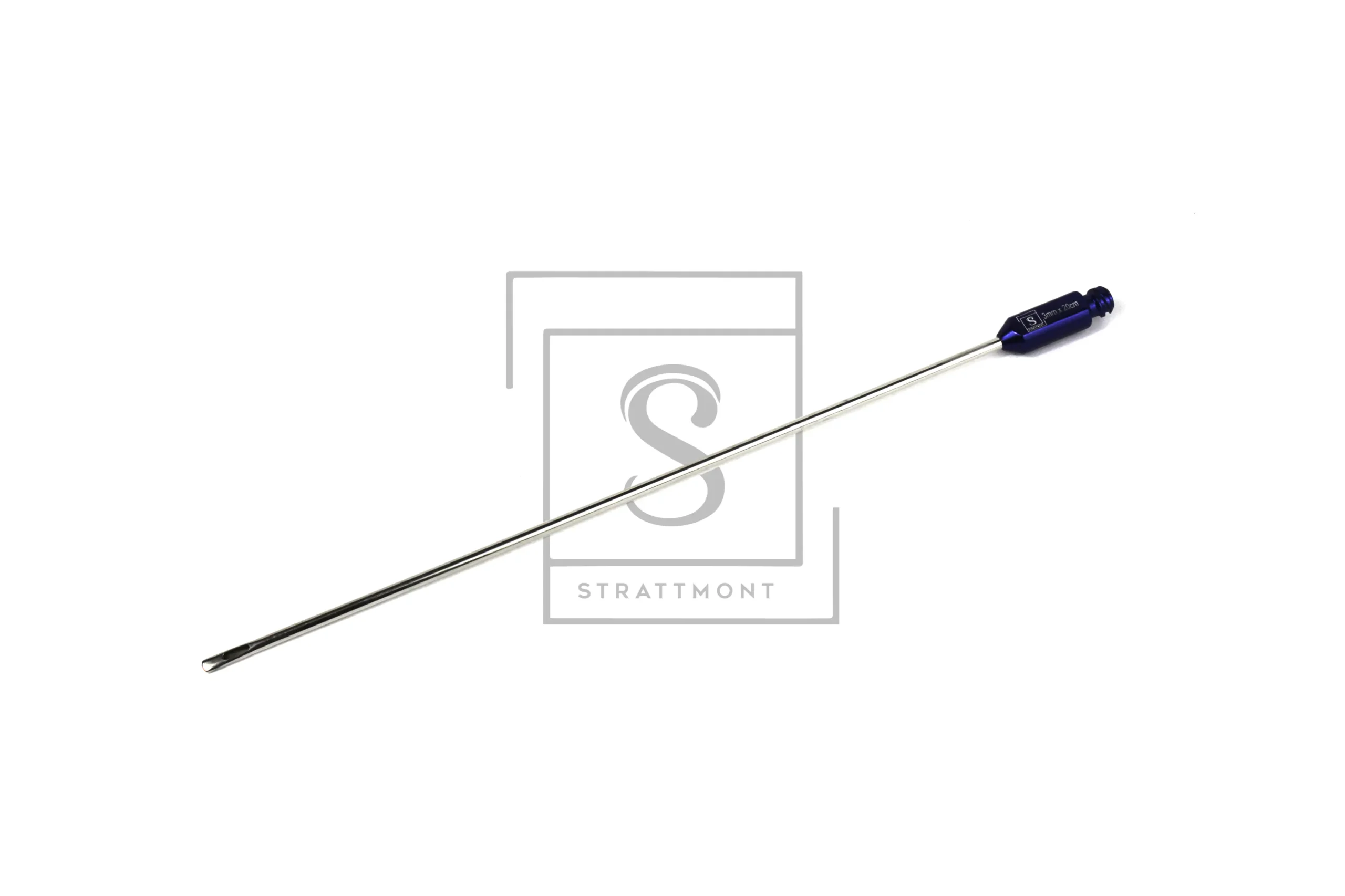 Canula cola de pato 3mm x 20cm