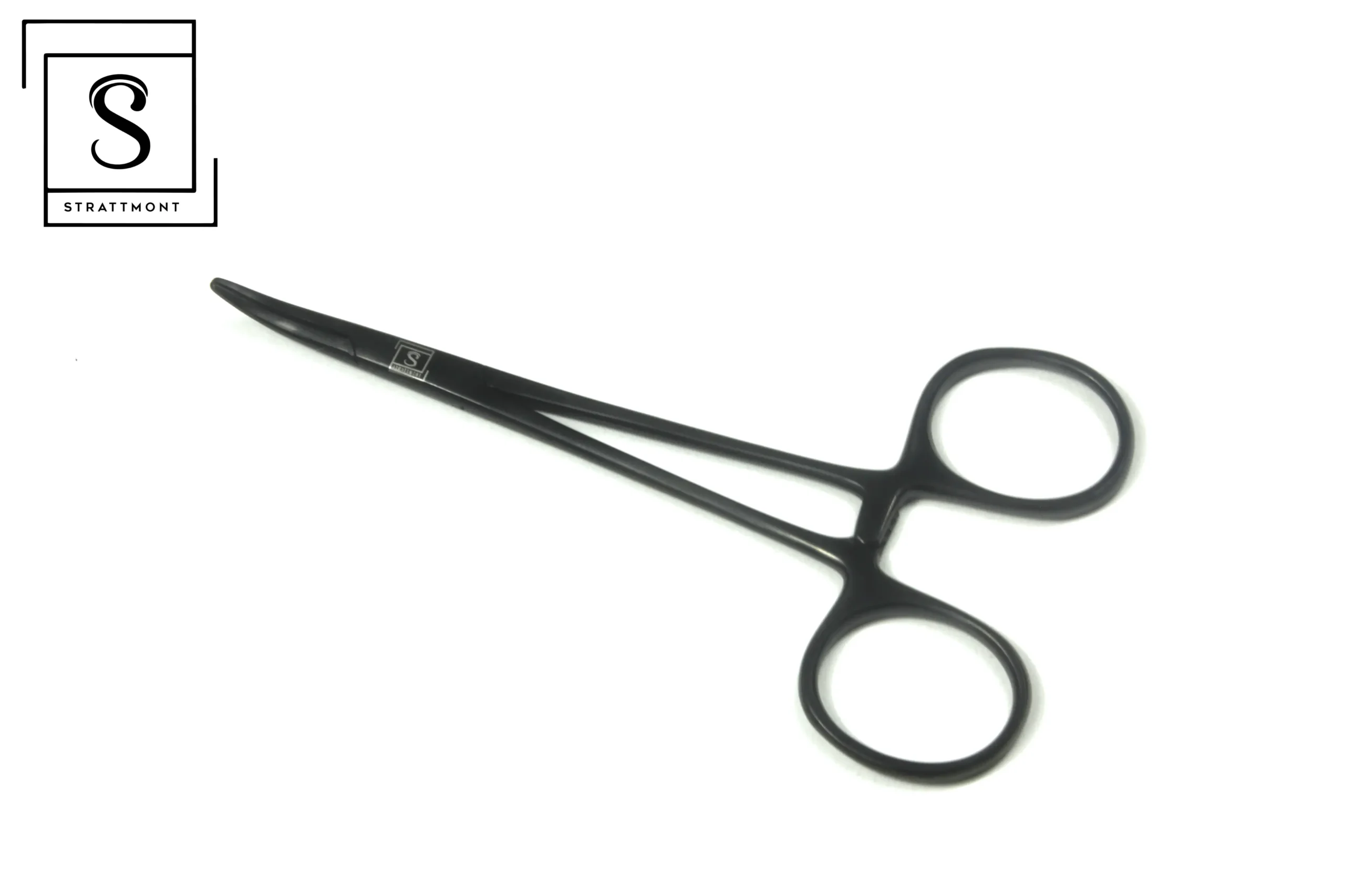Pinza mosquito angulada