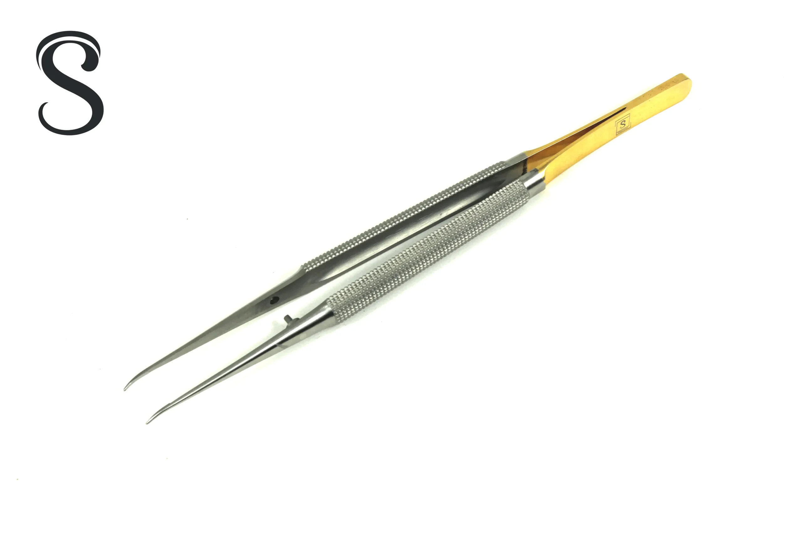 Micro pinza angulada